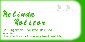 melinda molitor business card